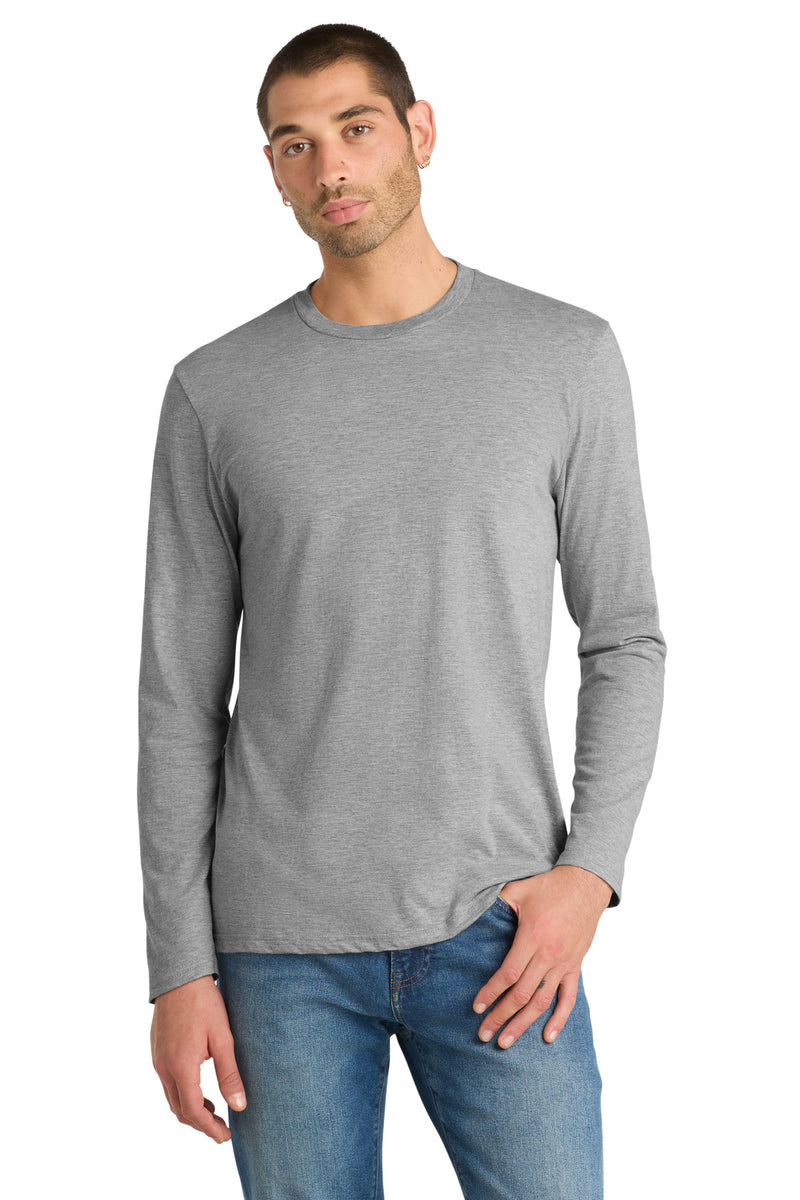 District Very Important Tee Long Sleeve - Light Heather Grey