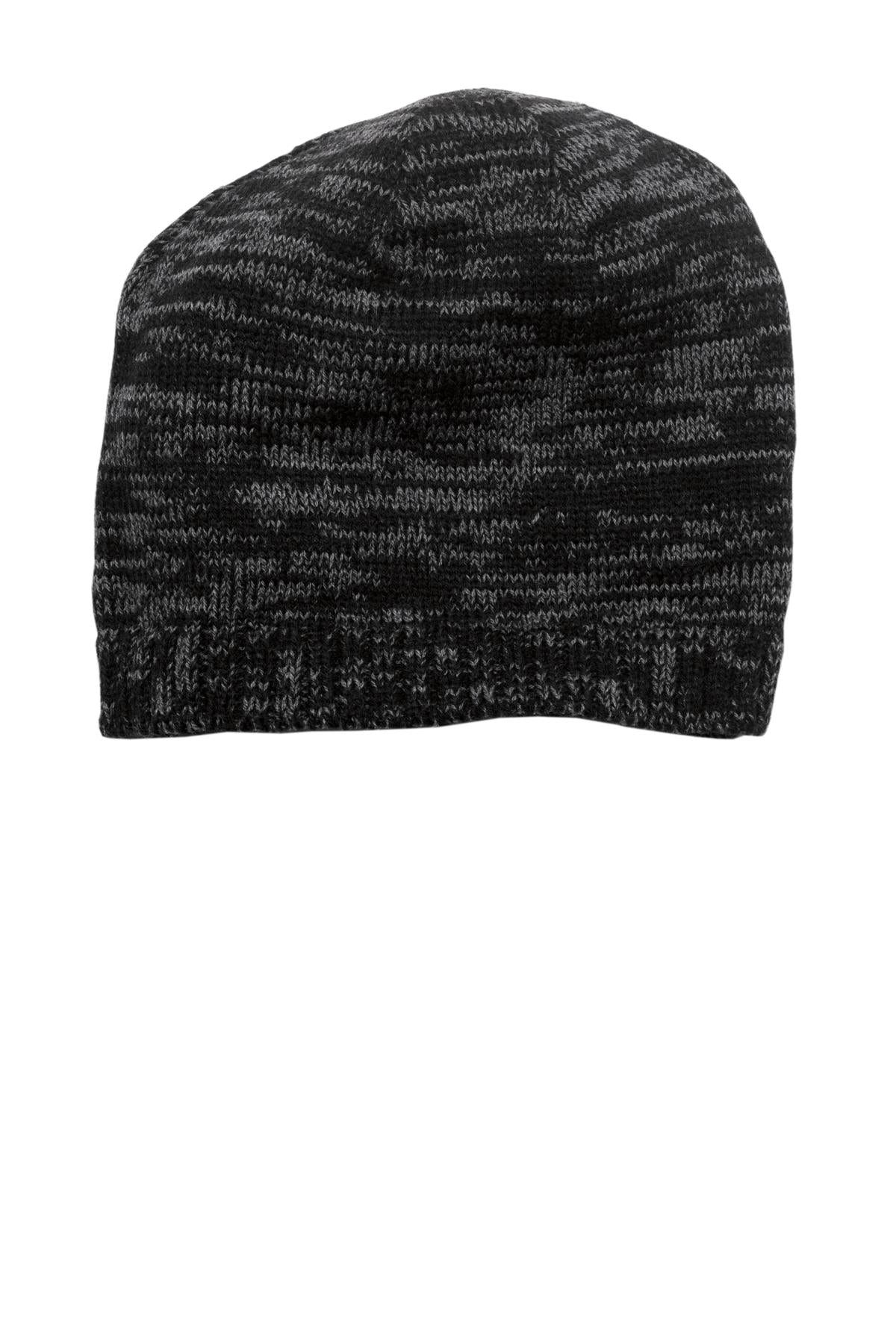 District Spaced-Dyed Beanie - Black/ Charcoal