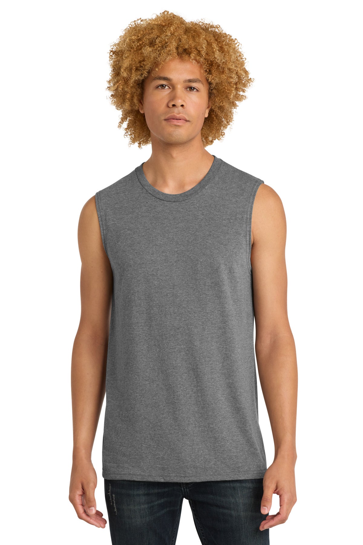 District  V.I.T.   Muscle Tank - Grey Frost