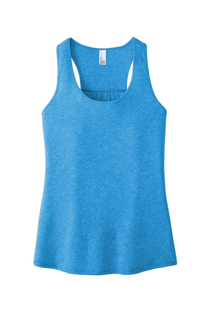 District  Women's V.I.T.  Racerback Tank - Heathered Bright Turquoise