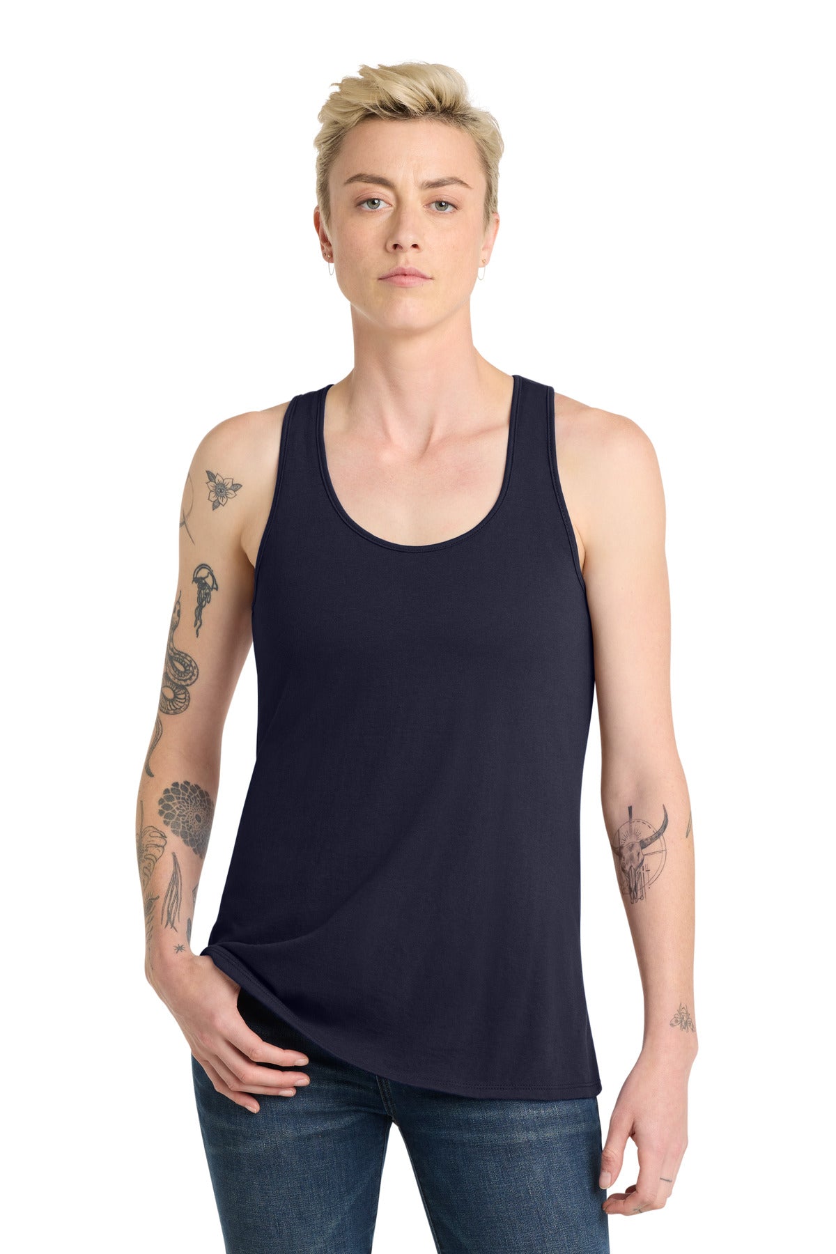 District  Women's V.I.T.  Racerback Tank - New Navy