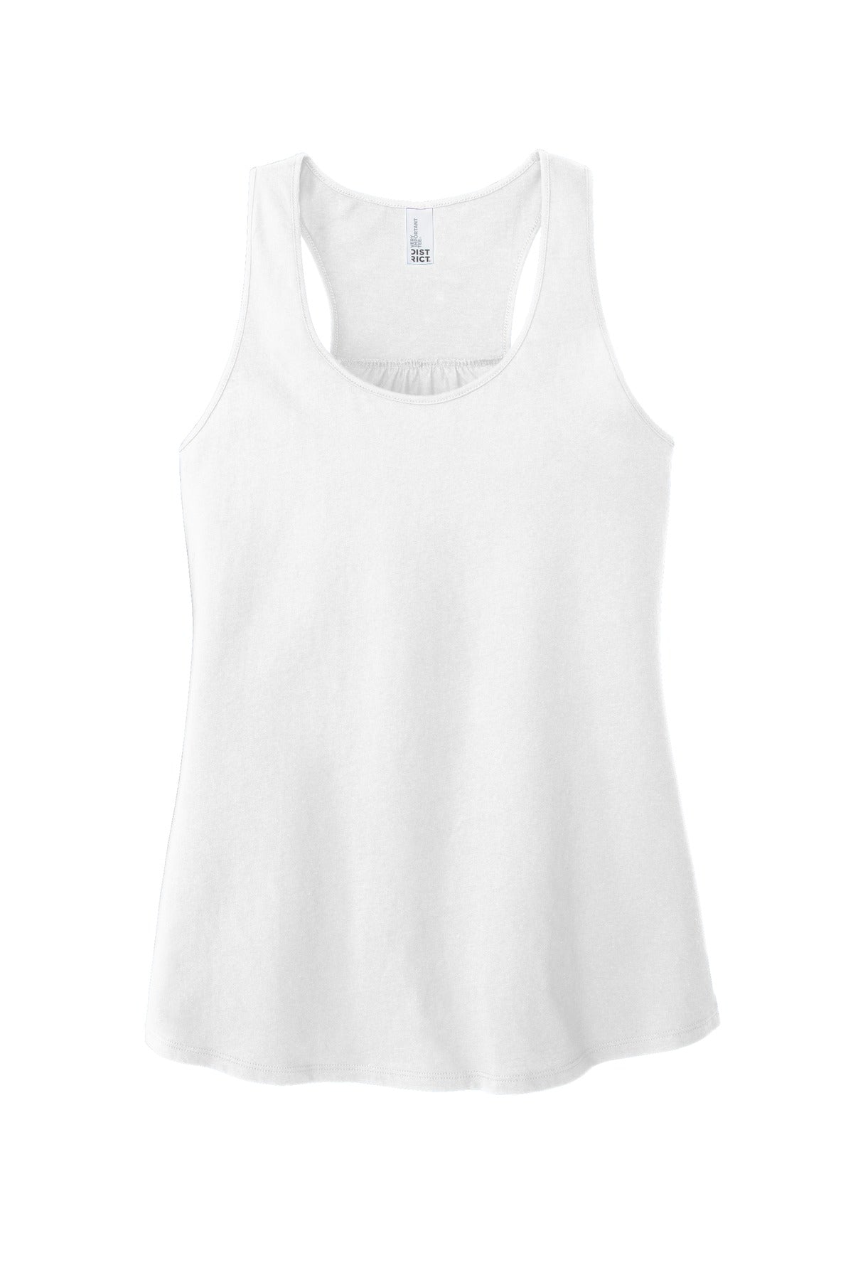 District  Women's V.I.T.  Racerback Tank - White