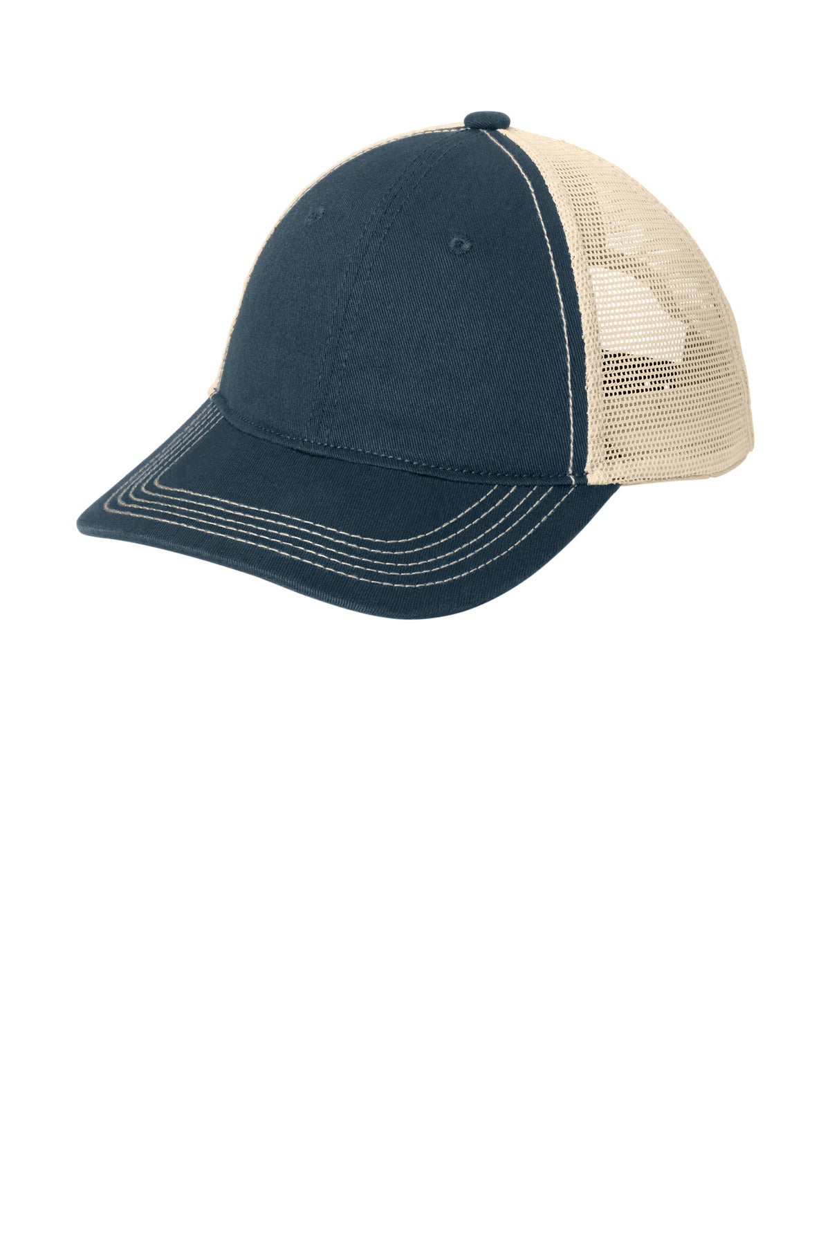 District Super Soft Mesh Back Cap - New Navy/ Stone