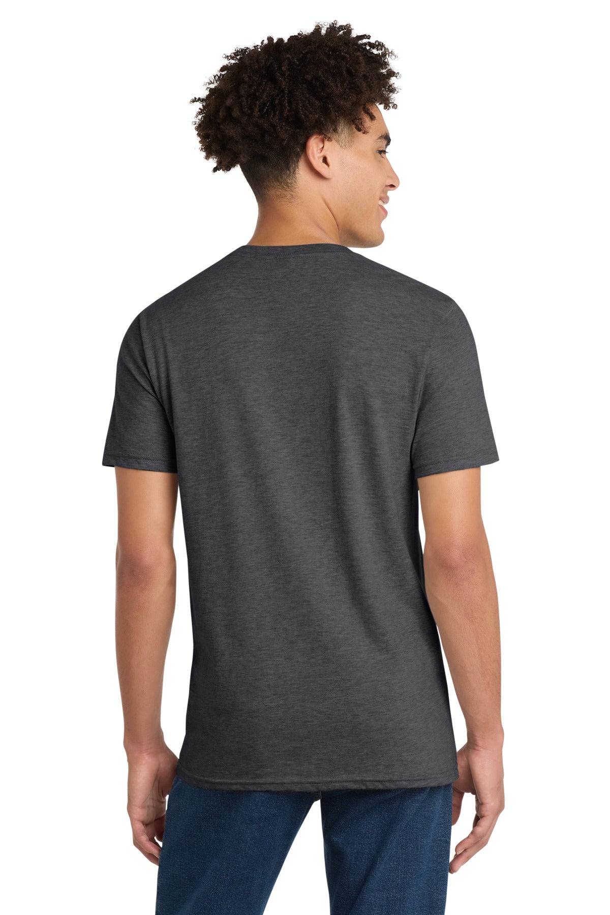 District Very Important Tee V-Neck - Heathered Charcoal