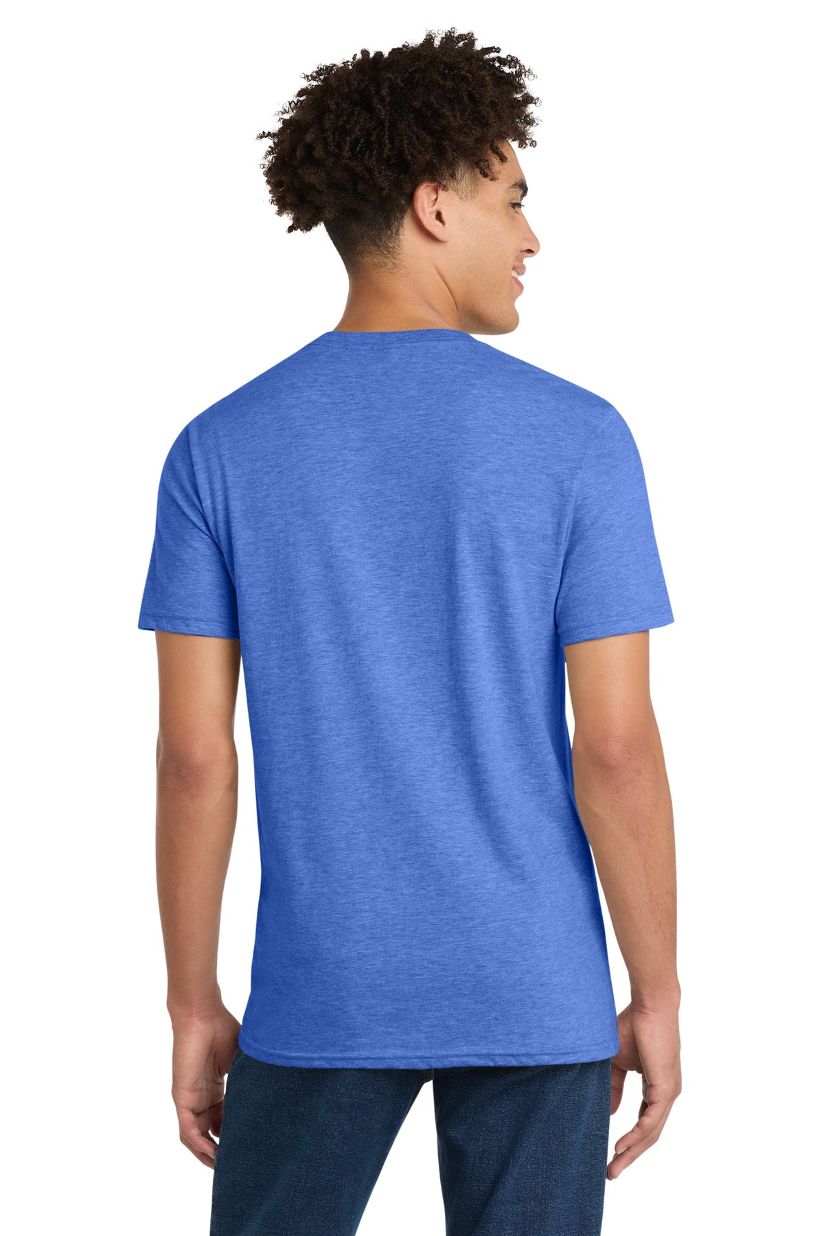 District Very Important Tee V-Neck - Heathered Royal