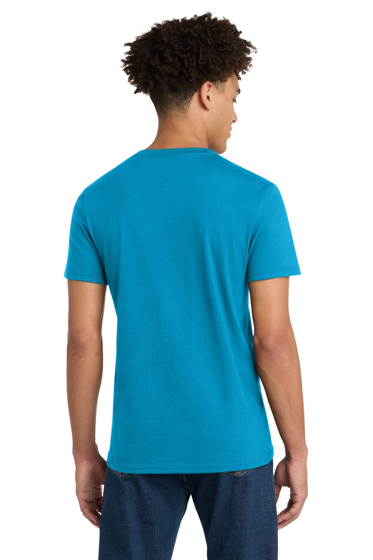 District Very Important Tee V-Neck - Light Turquoise