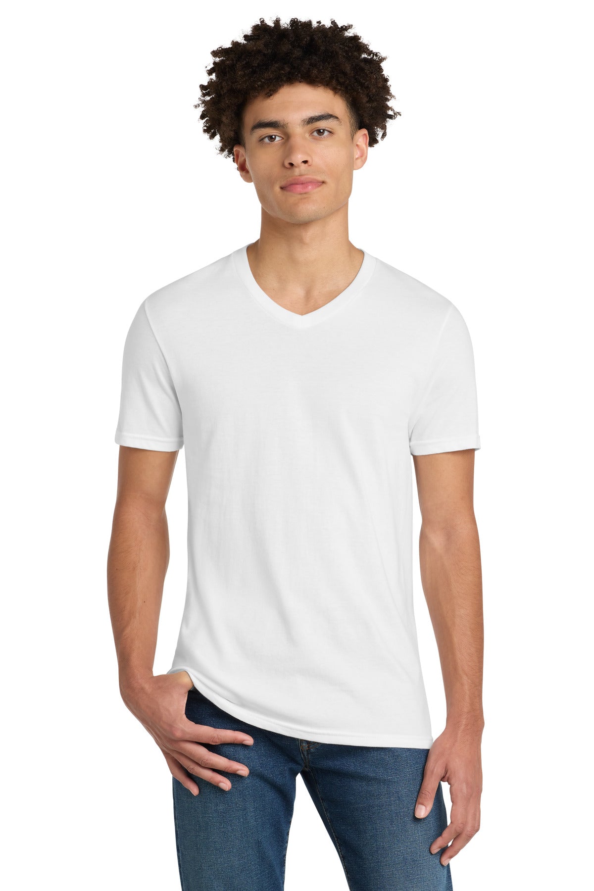 District Very Important Tee V-Neck - White