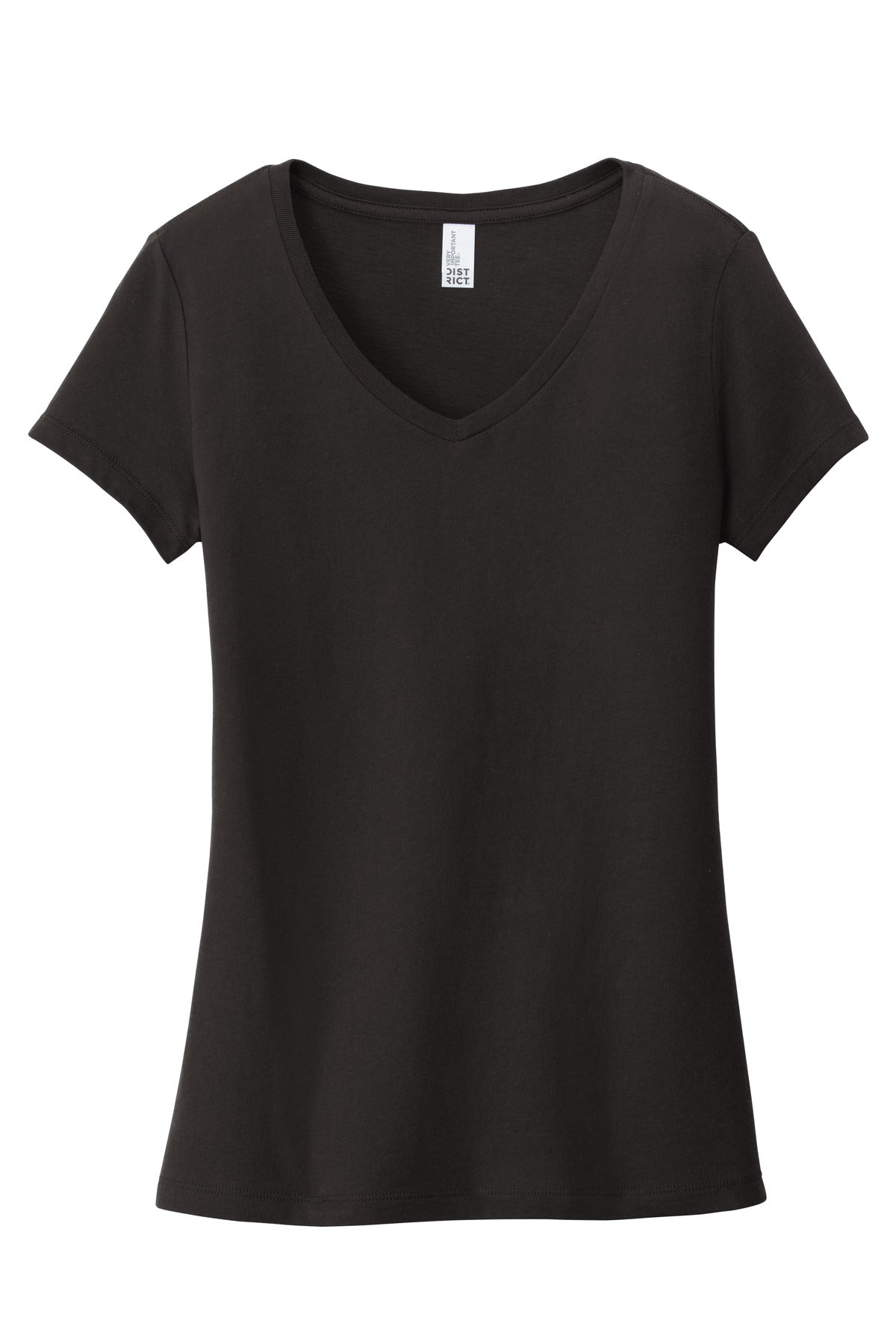 District  Women's Very Important Tee  V-Neck - Black
