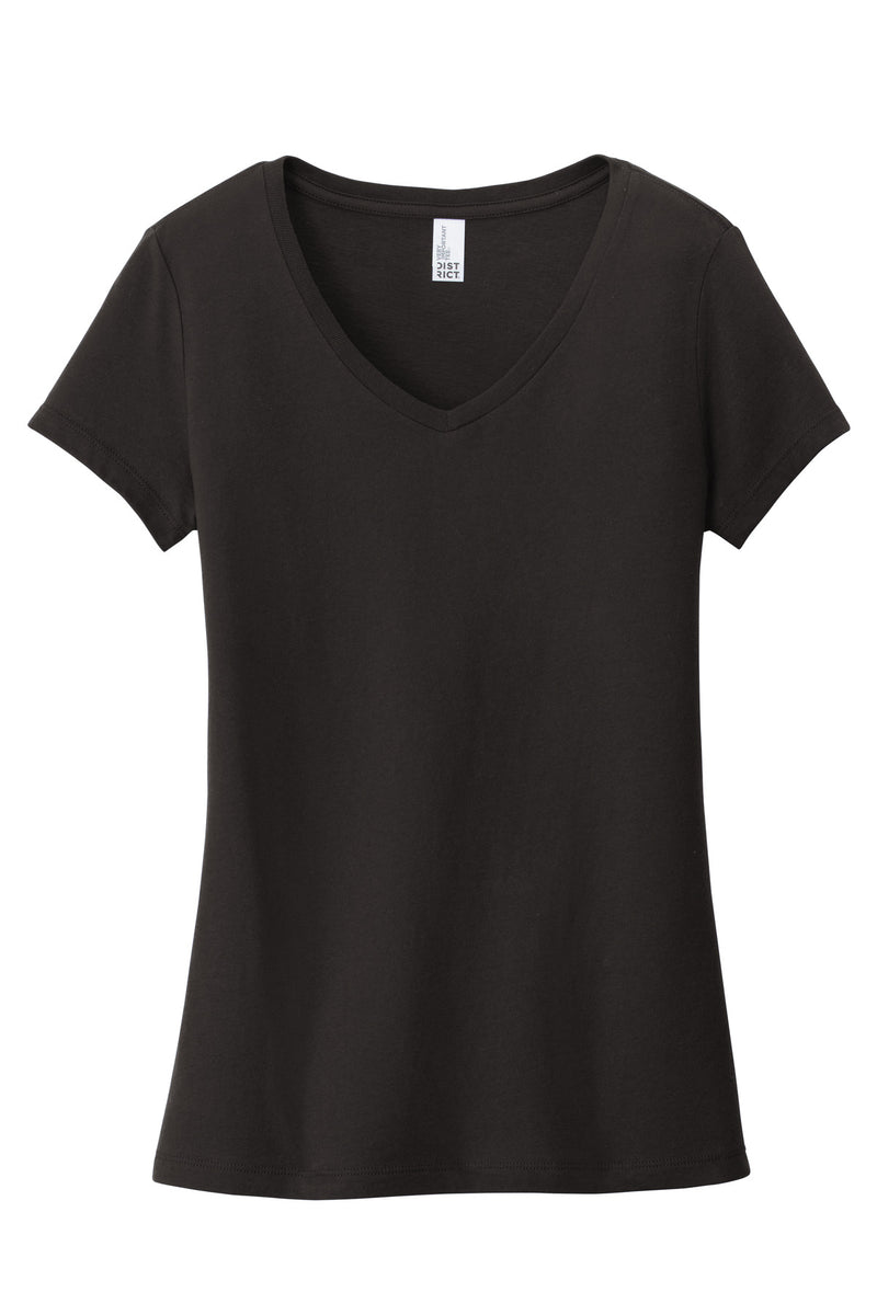 District  Women's Very Important Tee  V-Neck - Black