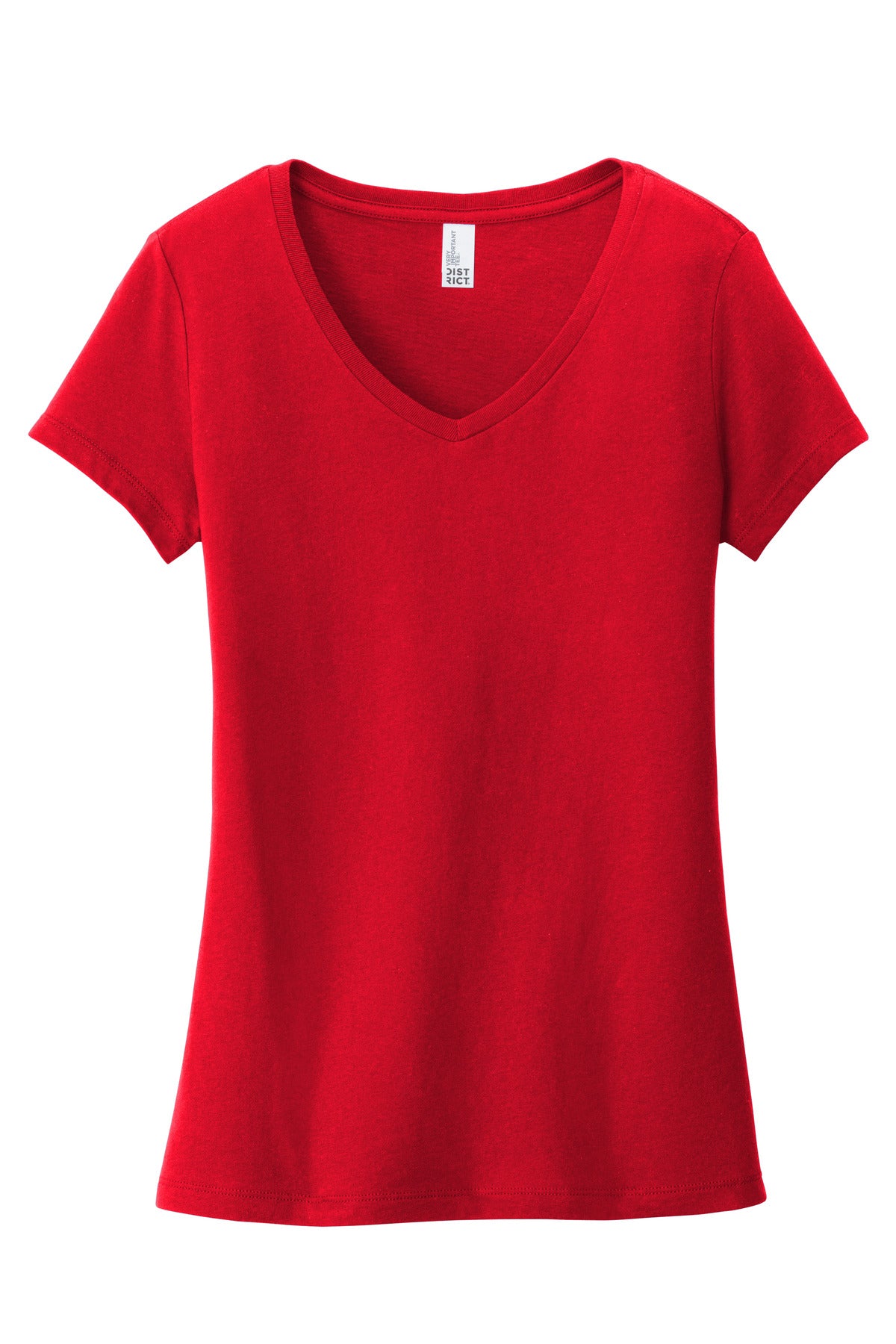 District  Women's Very Important Tee  V-Neck - Classic Red