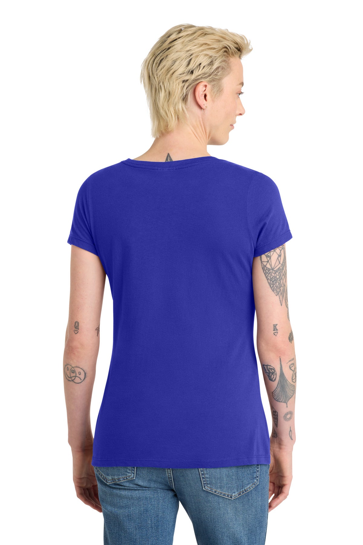 District  Women's Very Important Tee  V-Neck - Deep Royal