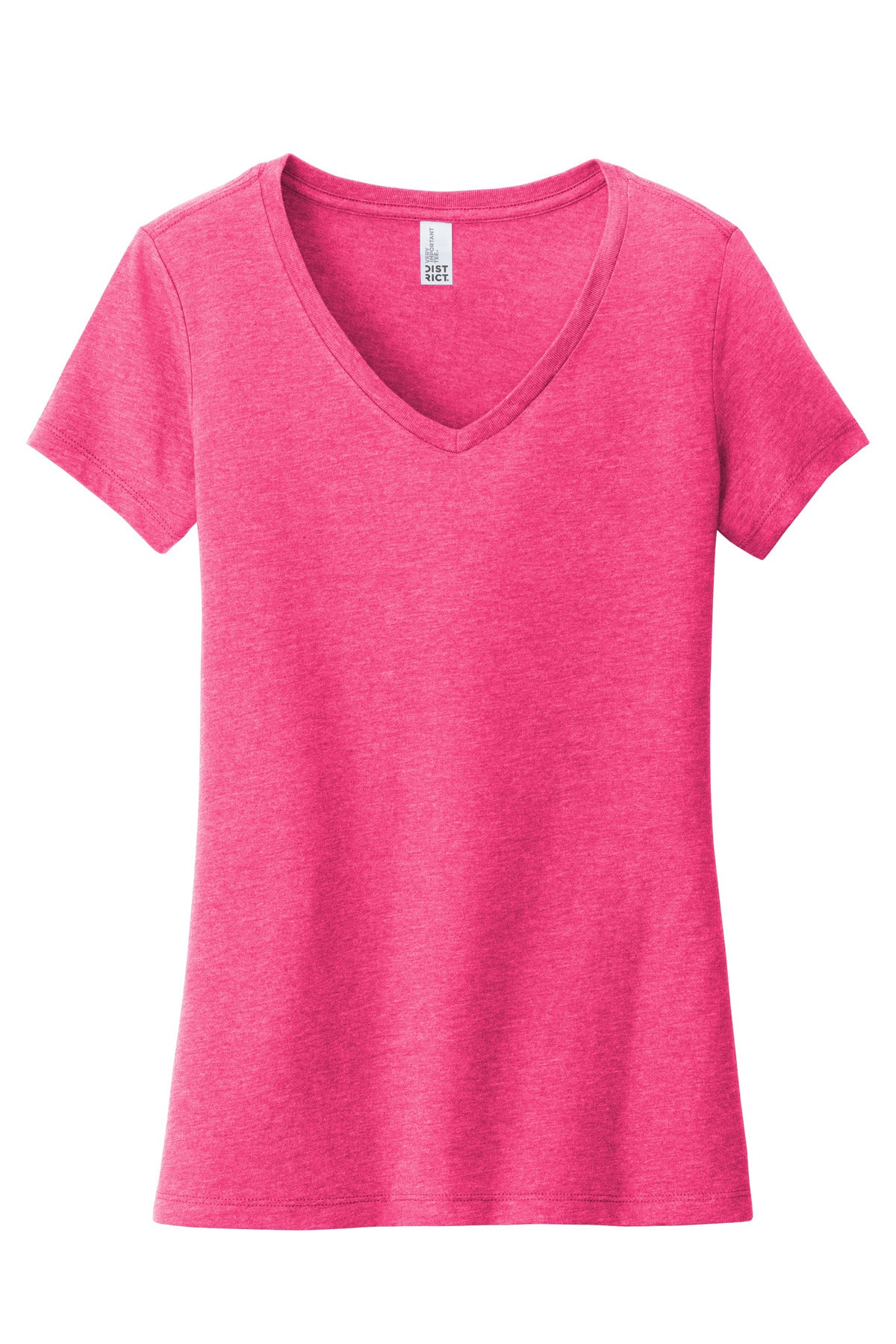 District  Women's Very Important Tee  V-Neck - Fuchsia Frost