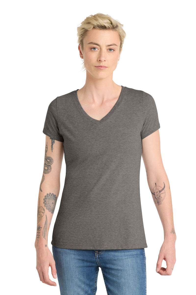 District  Women's Very Important Tee  V-Neck - Grey Frost