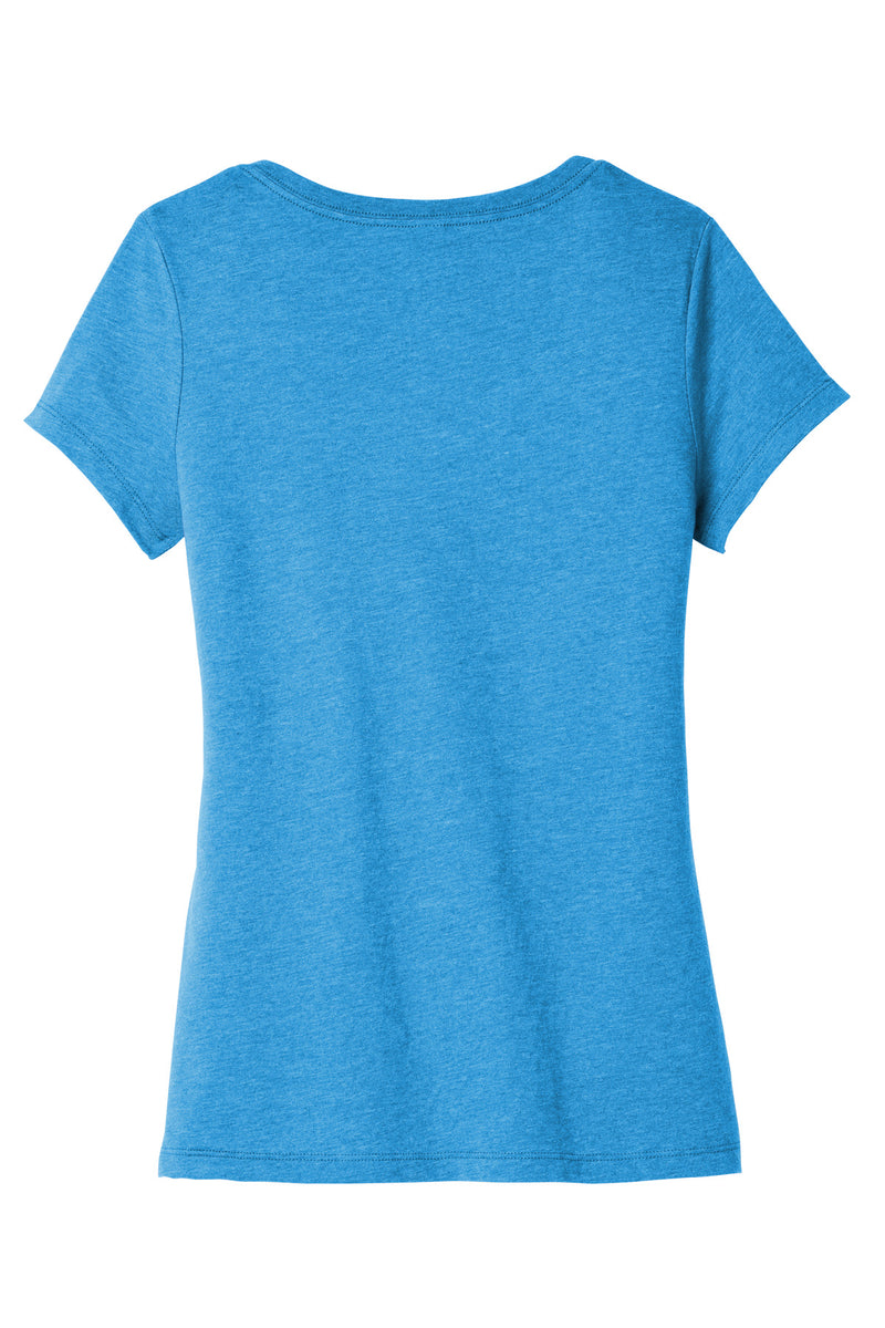 District  Women's Very Important Tee  V-Neck - Heathered Bright Turquoise
