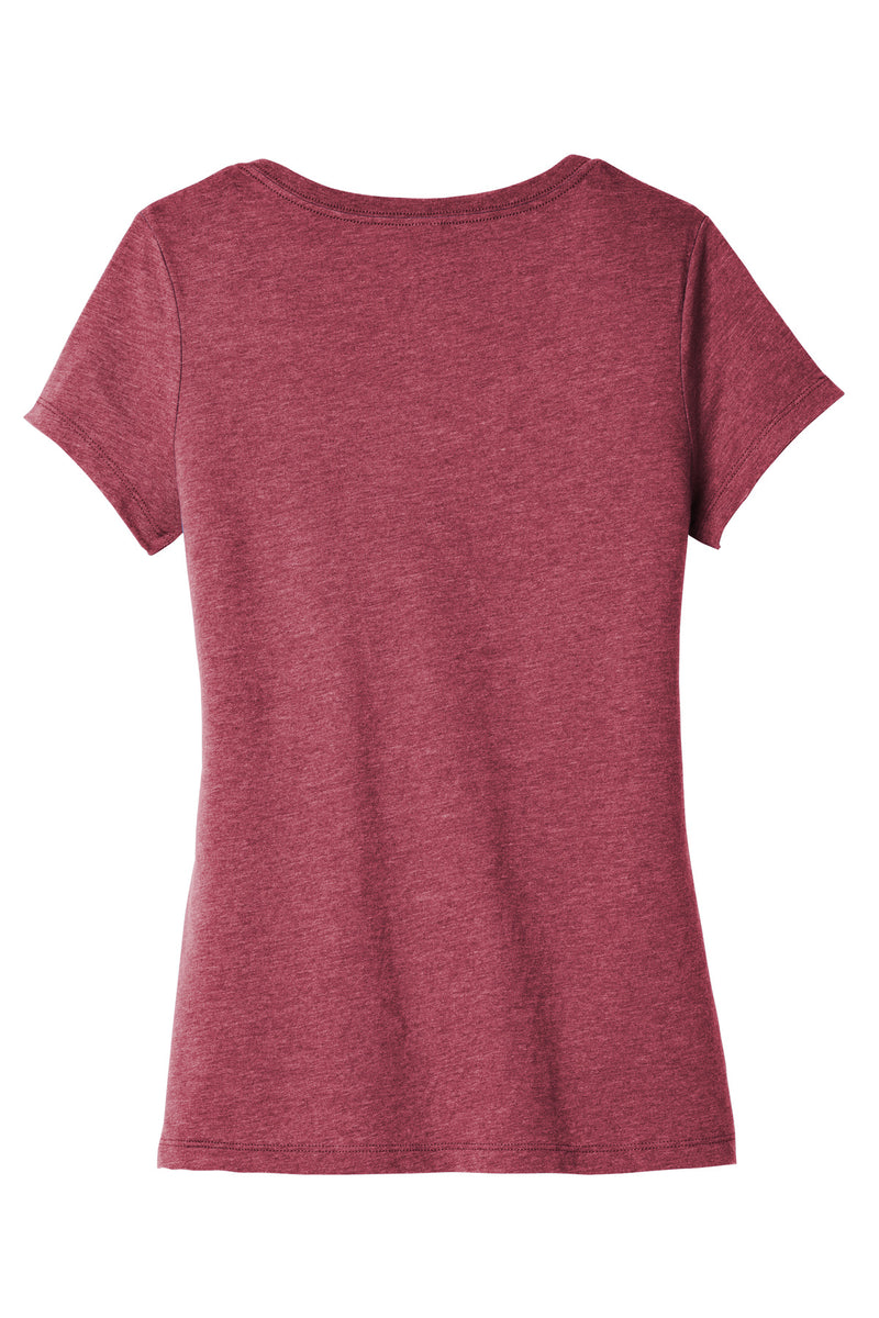 District  Women's Very Important Tee  V-Neck - Heathered Cardinal