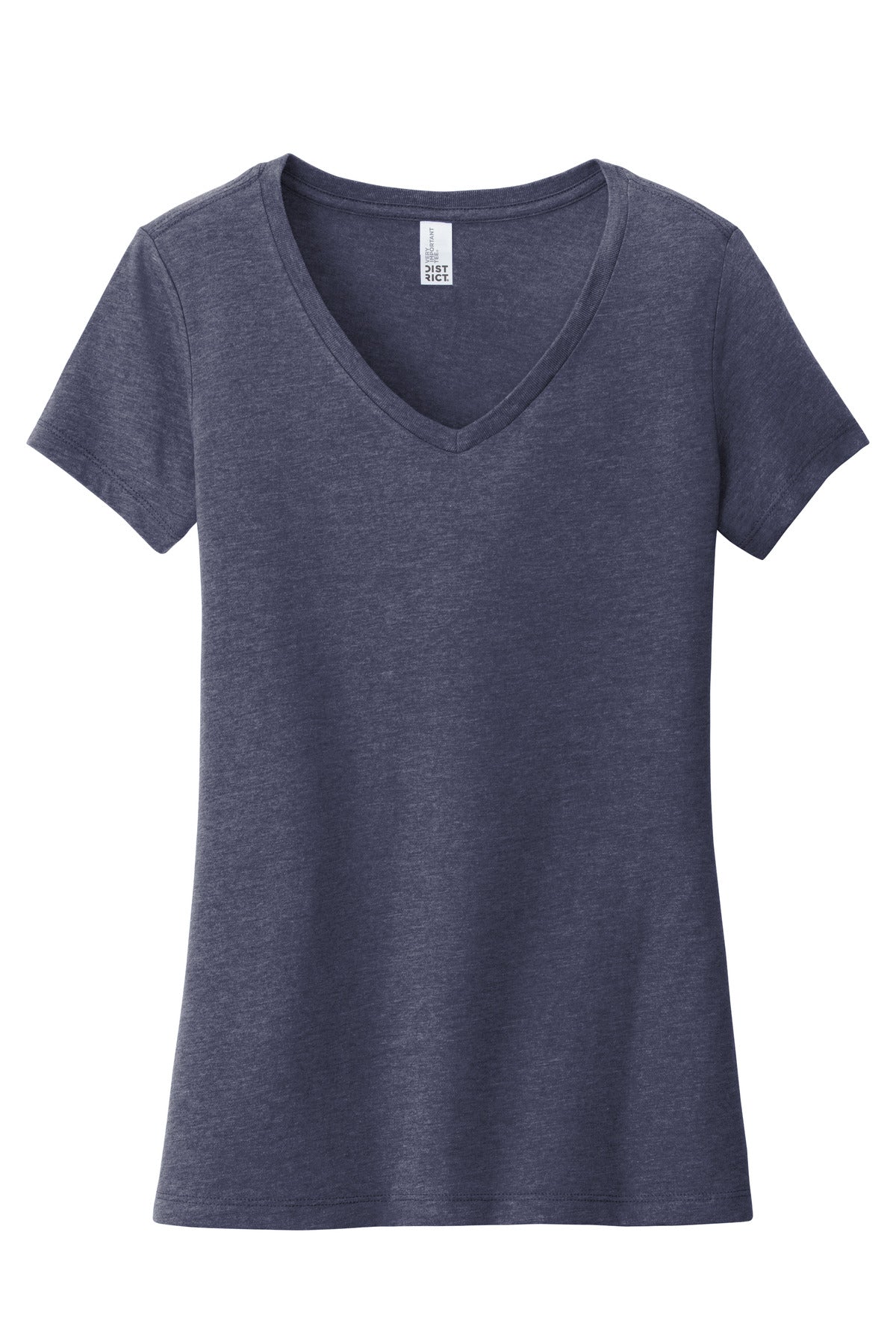 District  Women's Very Important Tee  V-Neck - Heathered Navy
