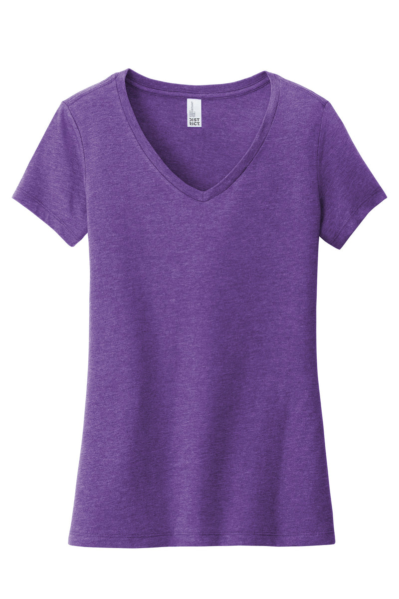 District  Women's Very Important Tee  V-Neck - Heathered Purple