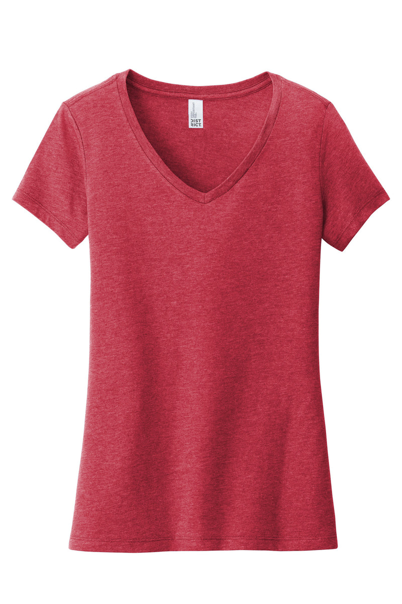 District  Women's Very Important Tee  V-Neck - Heathered Red