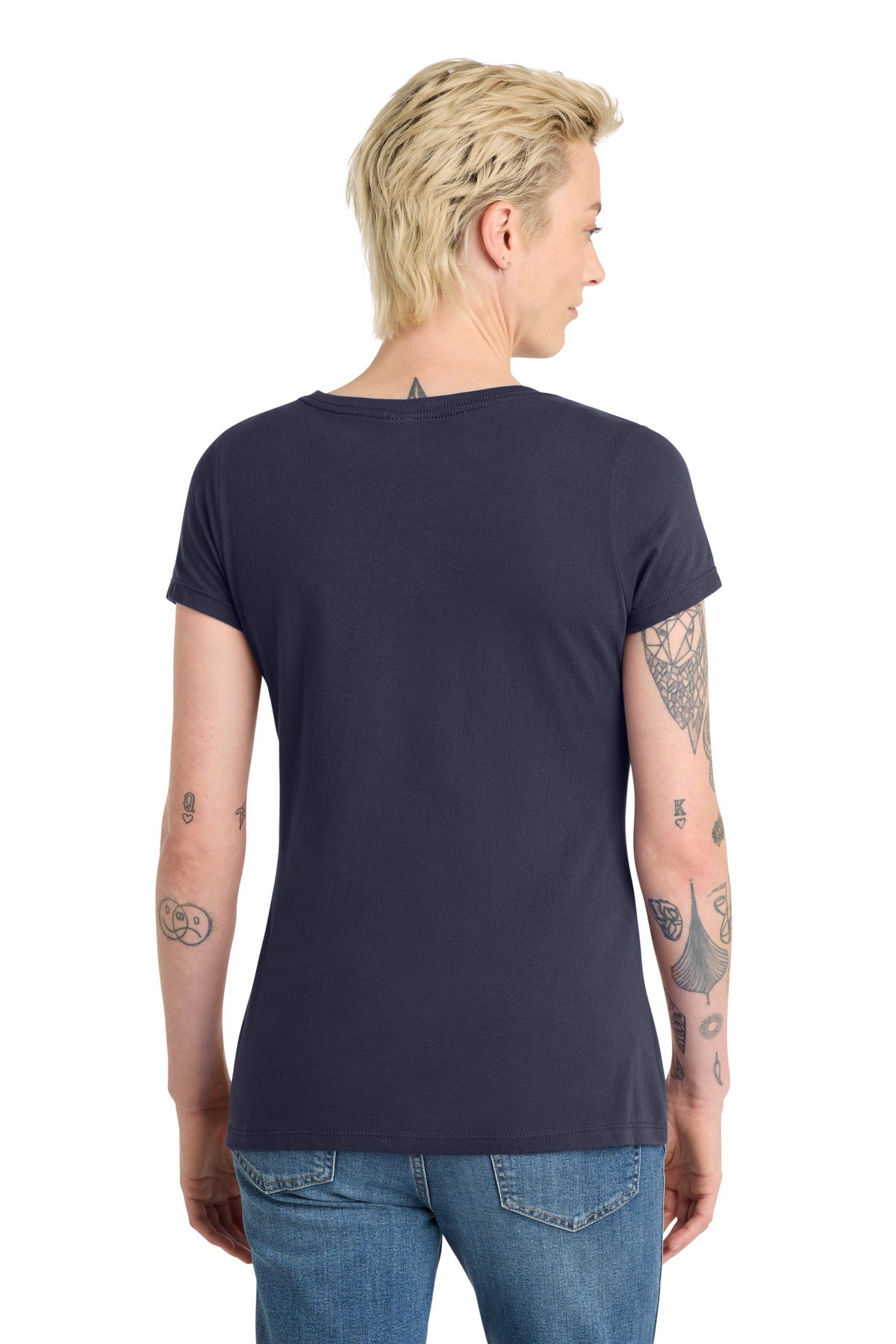 District  Women's Very Important Tee  V-Neck - New Navy
