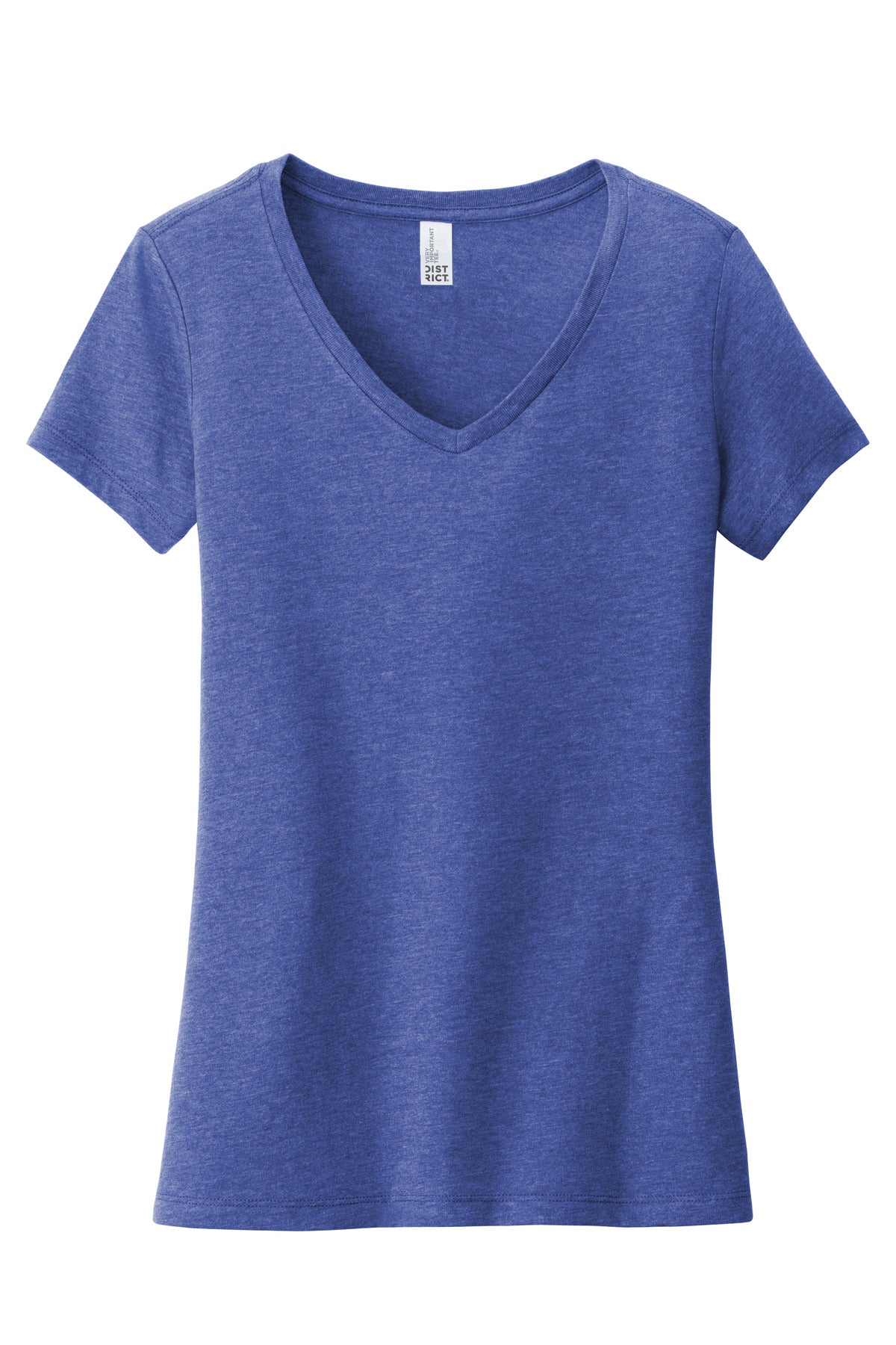 District  Women's Very Important Tee  V-Neck - Royal Frost