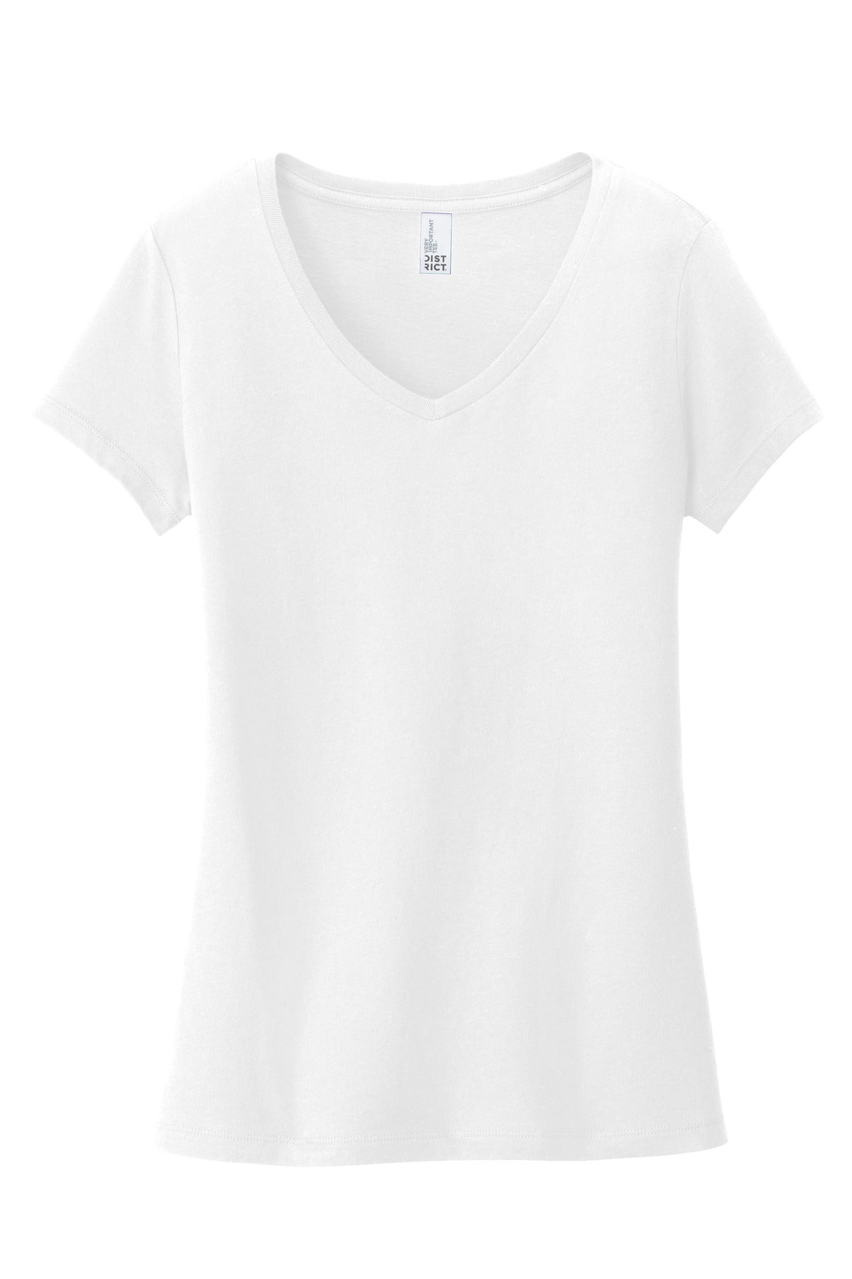 District  Women's Very Important Tee  V-Neck - White