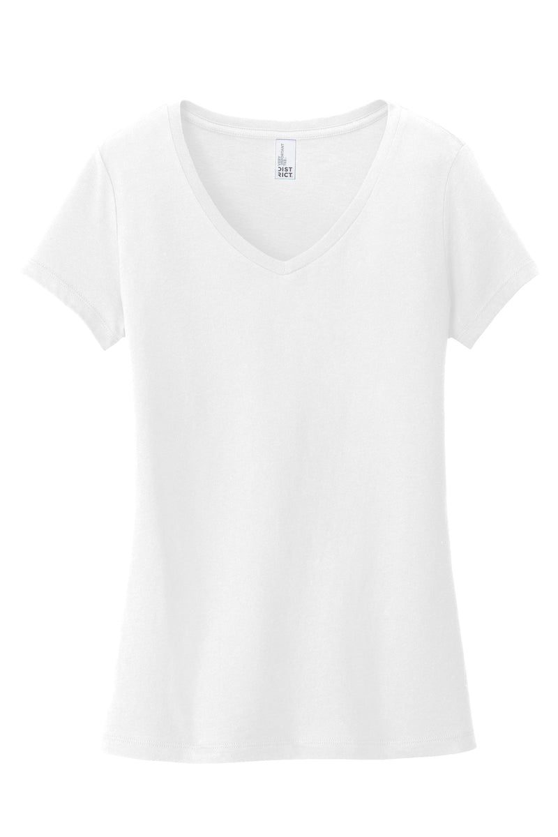 District  Women's Very Important Tee  V-Neck - White