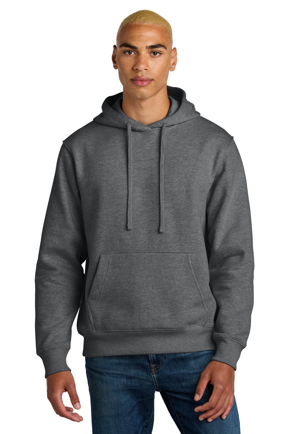 District V.I.T. Super Heavyweight Fleece Hoodie - Heathered Charcoal