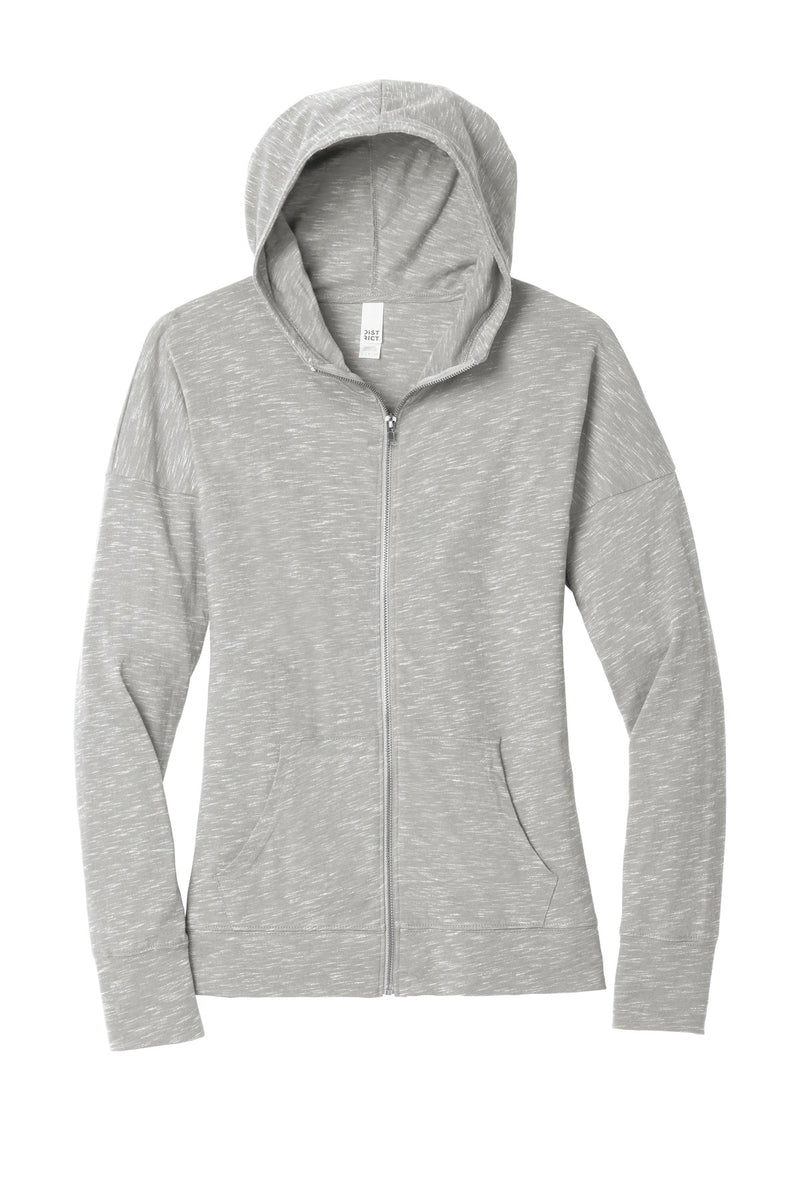 District  Women's Medal Full-Zip Hoodie - Light Grey