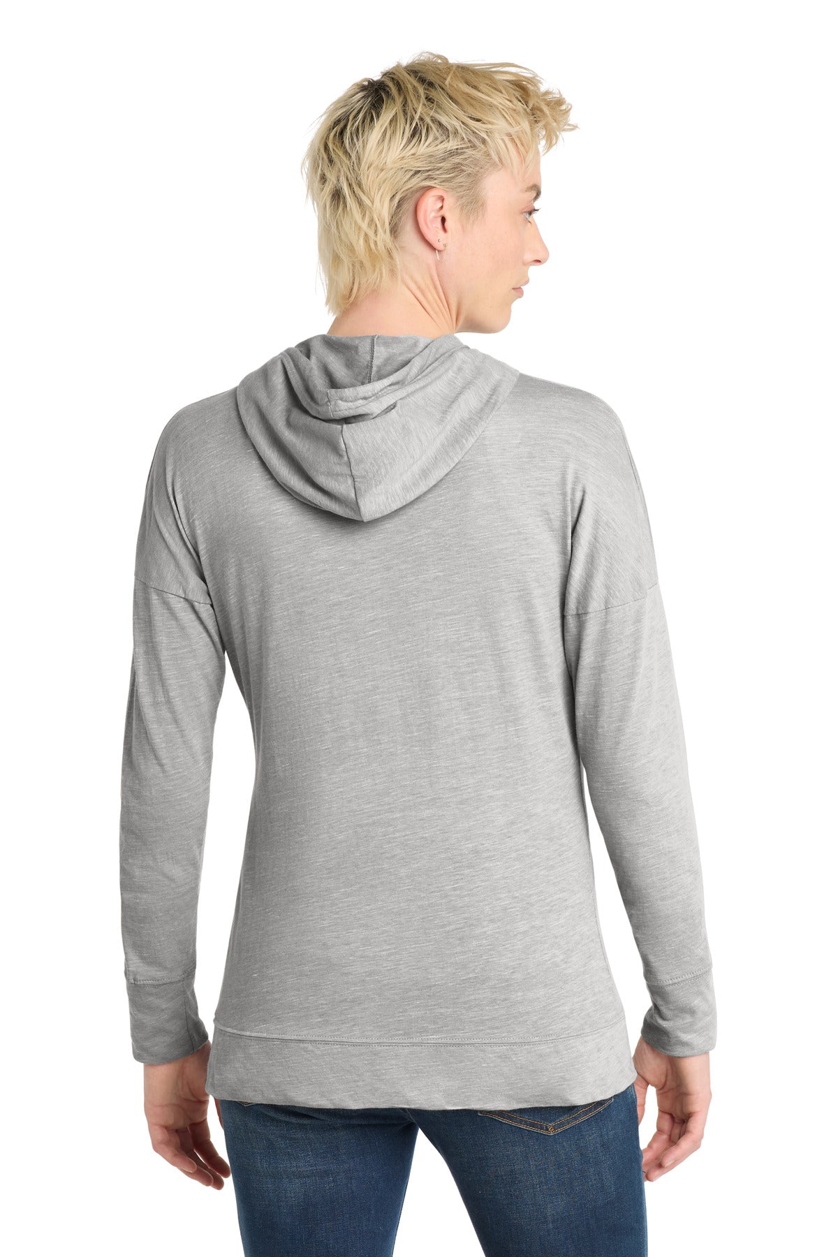 District  Women's Medal Full-Zip Hoodie - Light Grey