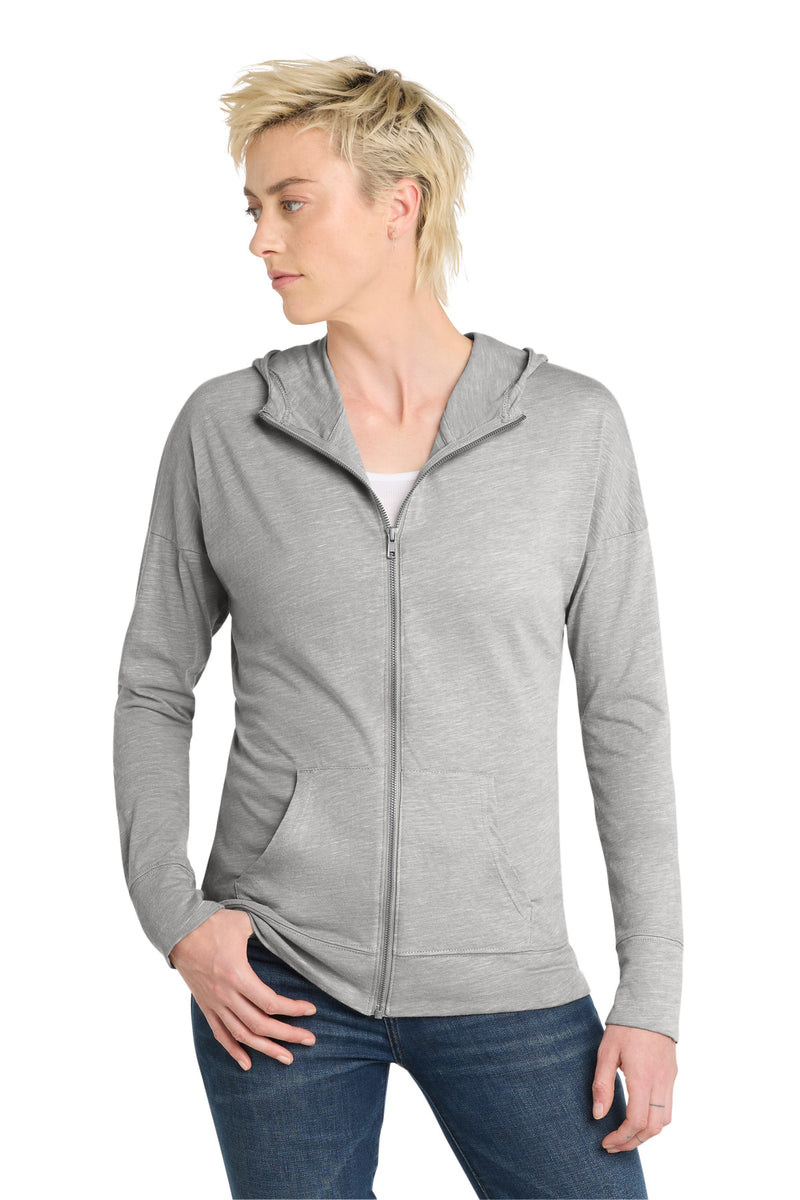 District  Women's Medal Full-Zip Hoodie - Light Grey