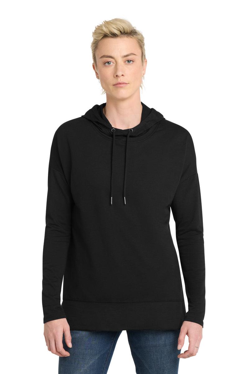 District  Women's Featherweight French Terry  Hoodie - Black