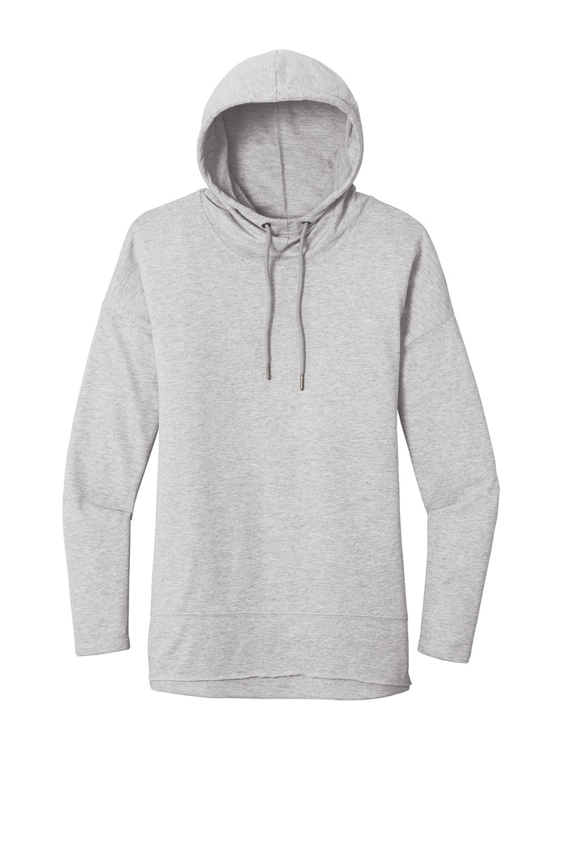 District  Women's Featherweight French Terry  Hoodie - Light Heather Grey