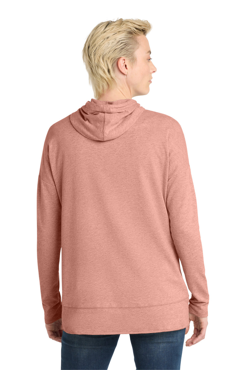 District  Women's Featherweight French Terry  Hoodie - Nostalgia Rose Heather