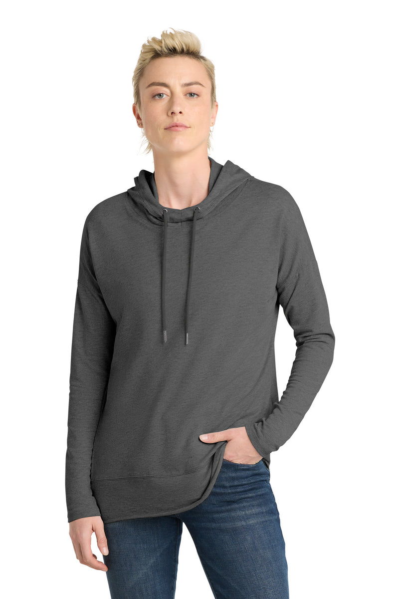 District  Women's Featherweight French Terry  Hoodie - Washed Coal