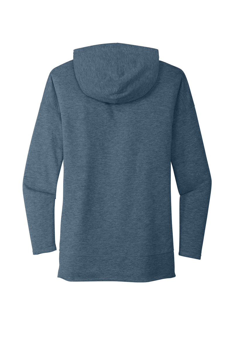 District  Women's Featherweight French Terry  Hoodie - Washed Indigo