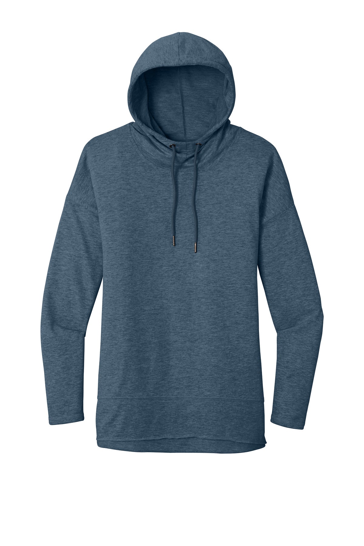 District  Women's Featherweight French Terry  Hoodie - Washed Indigo