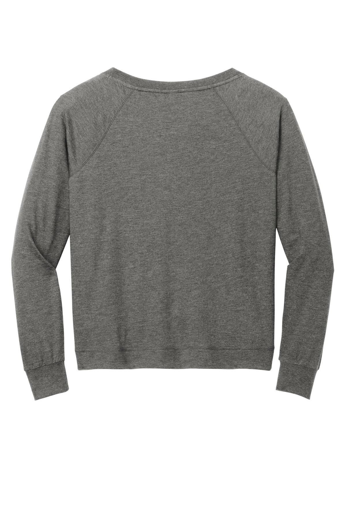 District Women's Featherweight French Terry Long Sleeve Crewneck - Washed Coal
