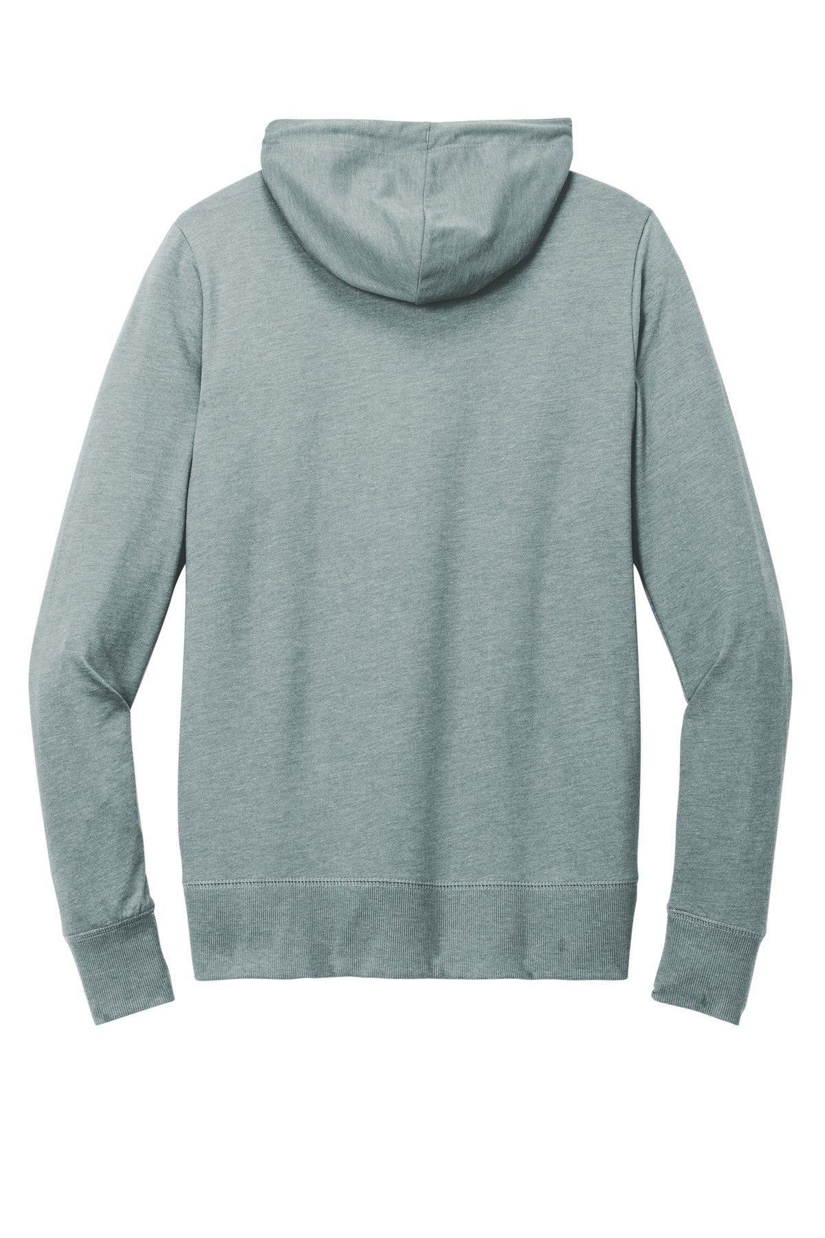 District Women's Featherweight French Terry Full-Zip Hoodie - Flint Blue Heather