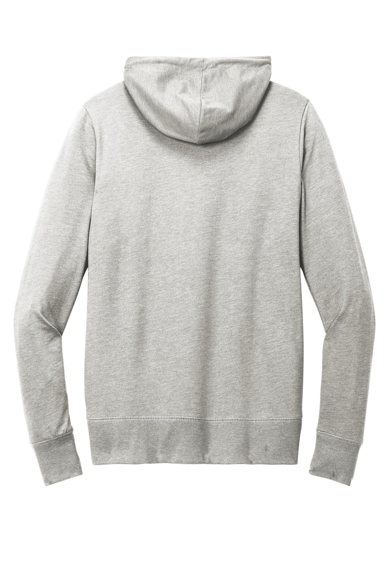 District Women's Featherweight French Terry Full-Zip Hoodie - Light Heather Grey