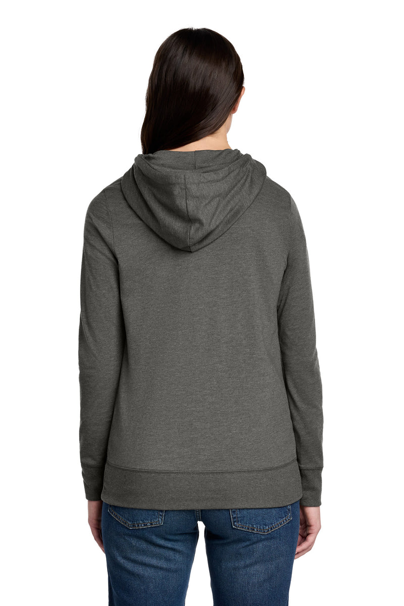 District Women's Featherweight French Terry Full-Zip Hoodie - Washed Coal