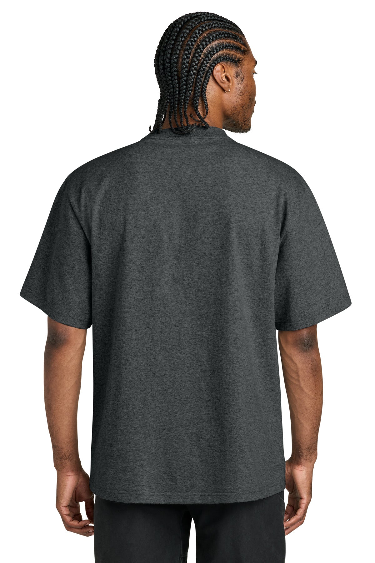 District 7-Oz. Gritty Tee - Heathered Charcoal