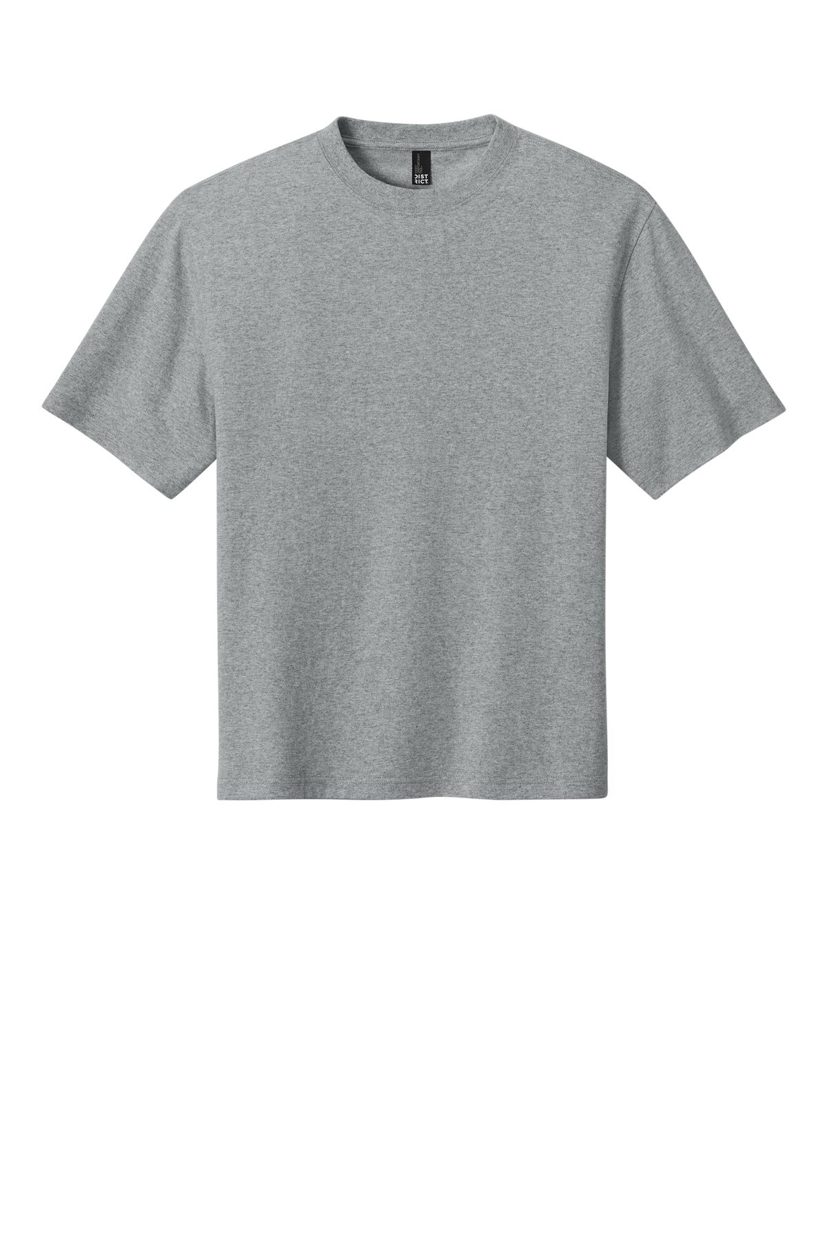 District 7-Oz. Gritty Tee - Light Heather Grey