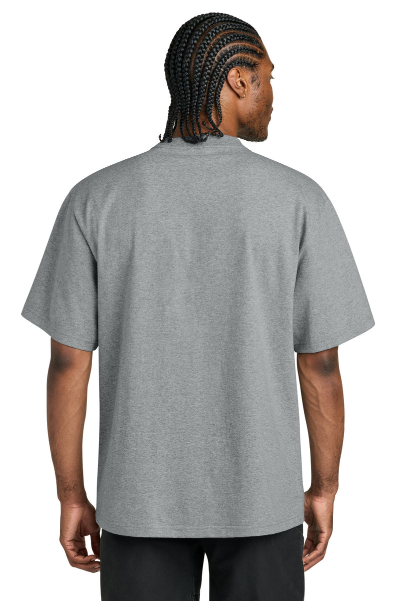 District 7-Oz. Gritty Tee - Light Heather Grey
