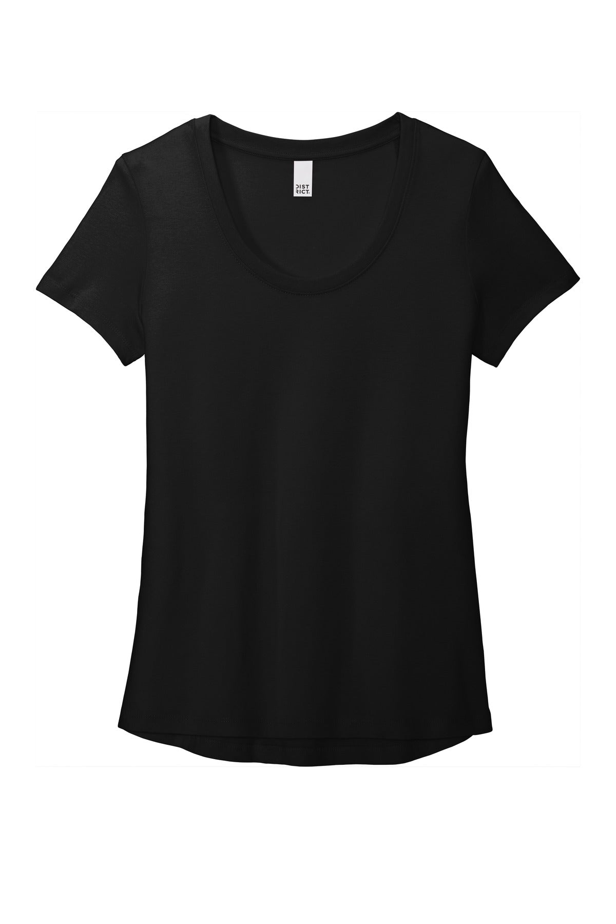 District  Women's Flex Scoop Neck Tee - Black