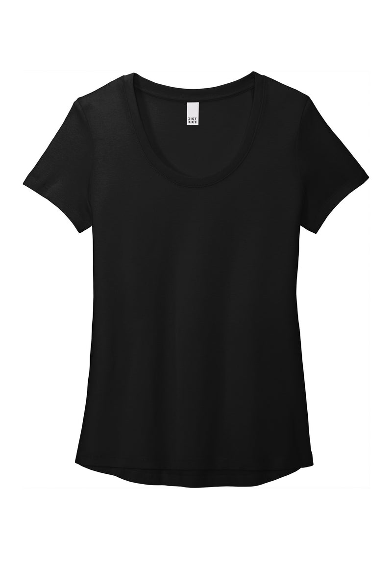 District  Women's Flex Scoop Neck Tee - Black