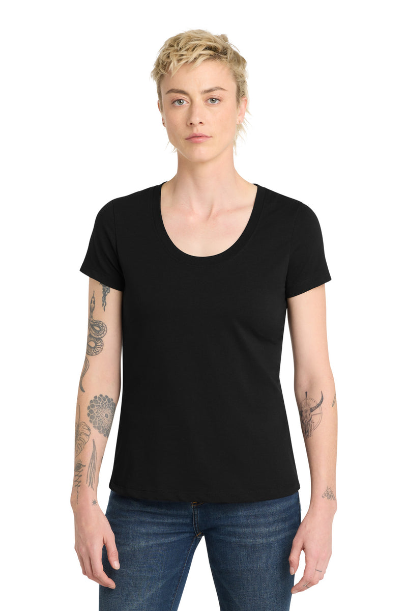 District  Women's Flex Scoop Neck Tee - Black