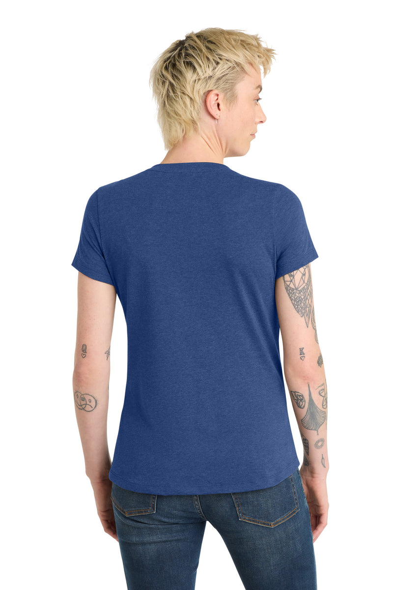District  Women's Flex Scoop Neck Tee - Heathered Deep Royal