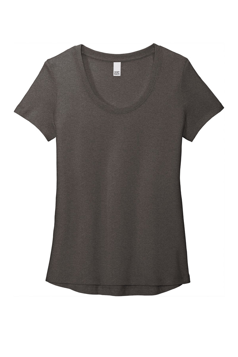 District  Women's Flex Scoop Neck Tee - Heathered Charcoal