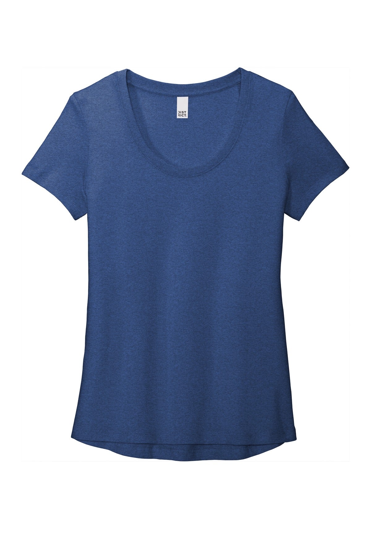 District  Women's Flex Scoop Neck Tee - Heathered Deep Royal
