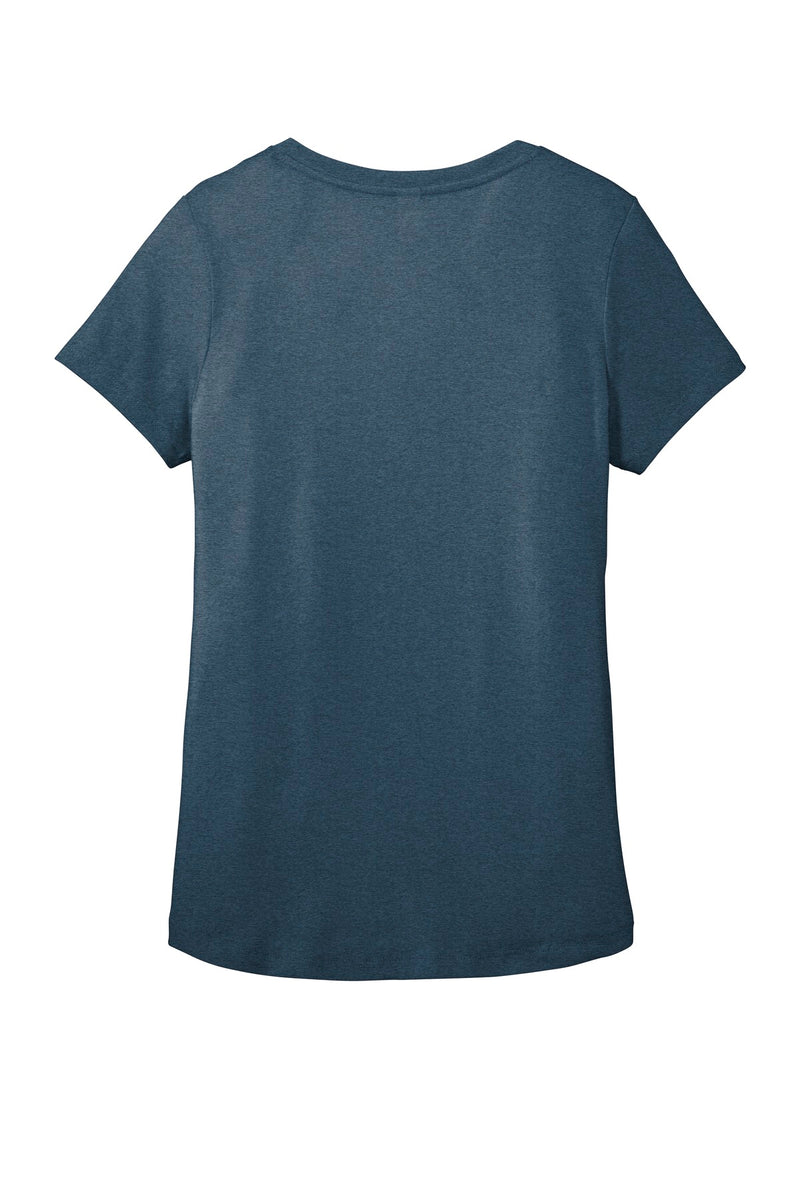District  Women's Flex Scoop Neck Tee - Heathered Neptune Blue